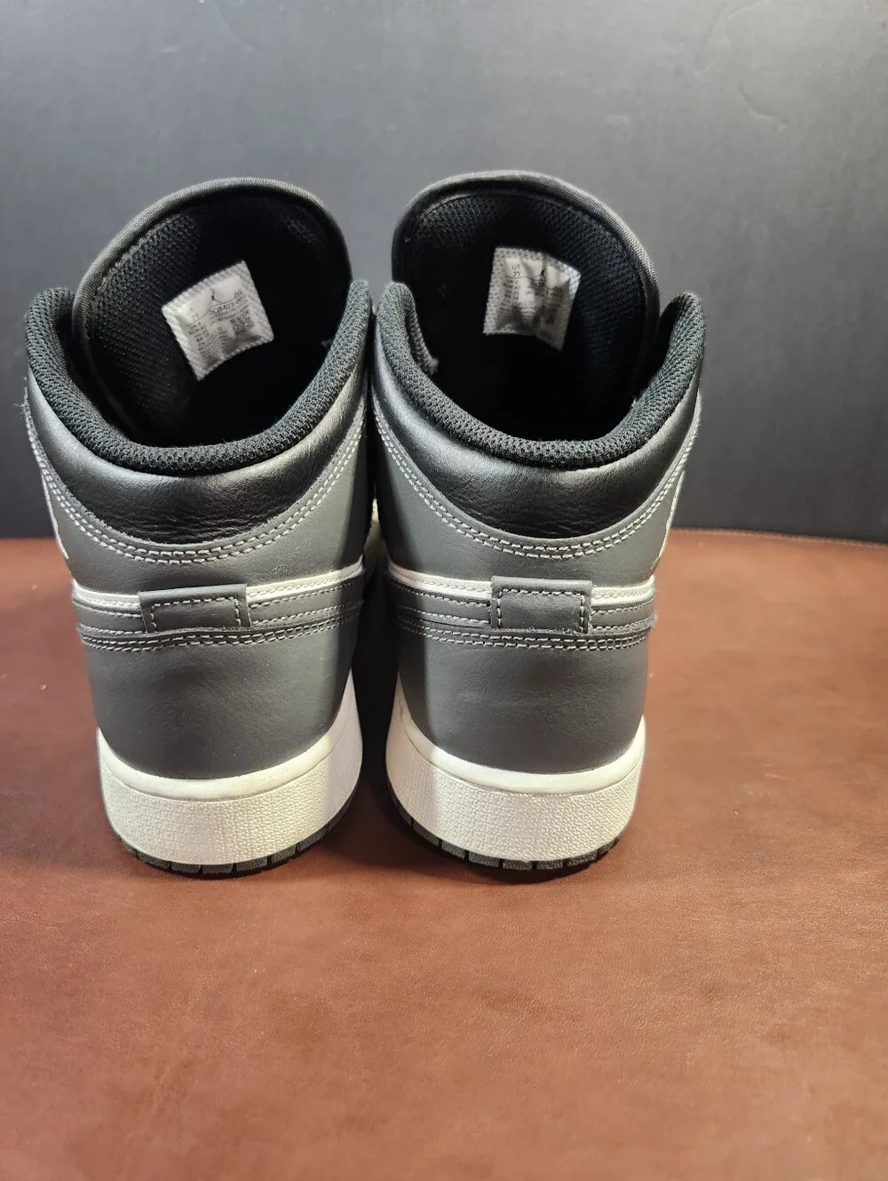 Nike Air Jordan 1 Mid Black White Sneakers